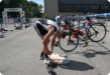 Olympic Triathlon - 2007 - Jahr, als es mehr als 30 war. (C) in Schatten und ein Block des Eises...