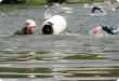 Olympic Triathlon - 2007 - Jahr, als es mehr als 30 war. (C) in Schatten und ein Block des Eises... Olympic Triathlon - 2007 - Jahr, als es mehr als 30 war. (C) in Schatten und ein Block des Eises...