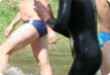 Olympic Triathlon - 2007 - Jahr, als es mehr als 30 war. (C) in Schatten und ein Block des Eises... Olympic Triathlon - 2007 - Jahr, als es mehr als 30 war. (C) in Schatten und ein Block des Eises...