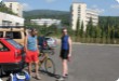 Olympic Triathlon - 2007 - Jahr, als es mehr als 30 war. (C) in Schatten und ein Block des Eises... Olympic Triathlon - 2007 - Jahr, als es mehr als 30 war. (C) in Schatten und ein Block des Eises...