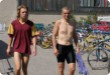 Olympic Triathlon - 2007 - Jahr, als es mehr als 30 war. (C) in Schatten und ein Block des Eises... Olympic Triathlon - 2007 - Jahr, als es mehr als 30 war. (C) in Schatten und ein Block des Eises...