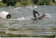 Olympic Triathlon - 2007 - Jahr, als es mehr als 30 war. (C) in Schatten und ein Block des Eises...