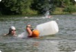 Olympic Triathlon - 2007 - Jahr, als es mehr als 30 war. (C) in Schatten und ein Block des Eises... Olympic Triathlon - 2007 - Jahr, als es mehr als 30 war. (C) in Schatten und ein Block des Eises...