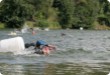 Olympic Triathlon - 2007 - Jahr, als es mehr als 30 war. (C) in Schatten und ein Block des Eises... Olympic Triathlon - 2007 - Jahr, als es mehr als 30 war. (C) in Schatten und ein Block des Eises...