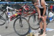 Olympic Triathlon - 2007 - Jahr, als es mehr als 30 war. (C) in Schatten und ein Block des Eises...